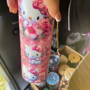 Hello Kitty Pink Floral Tumbler
